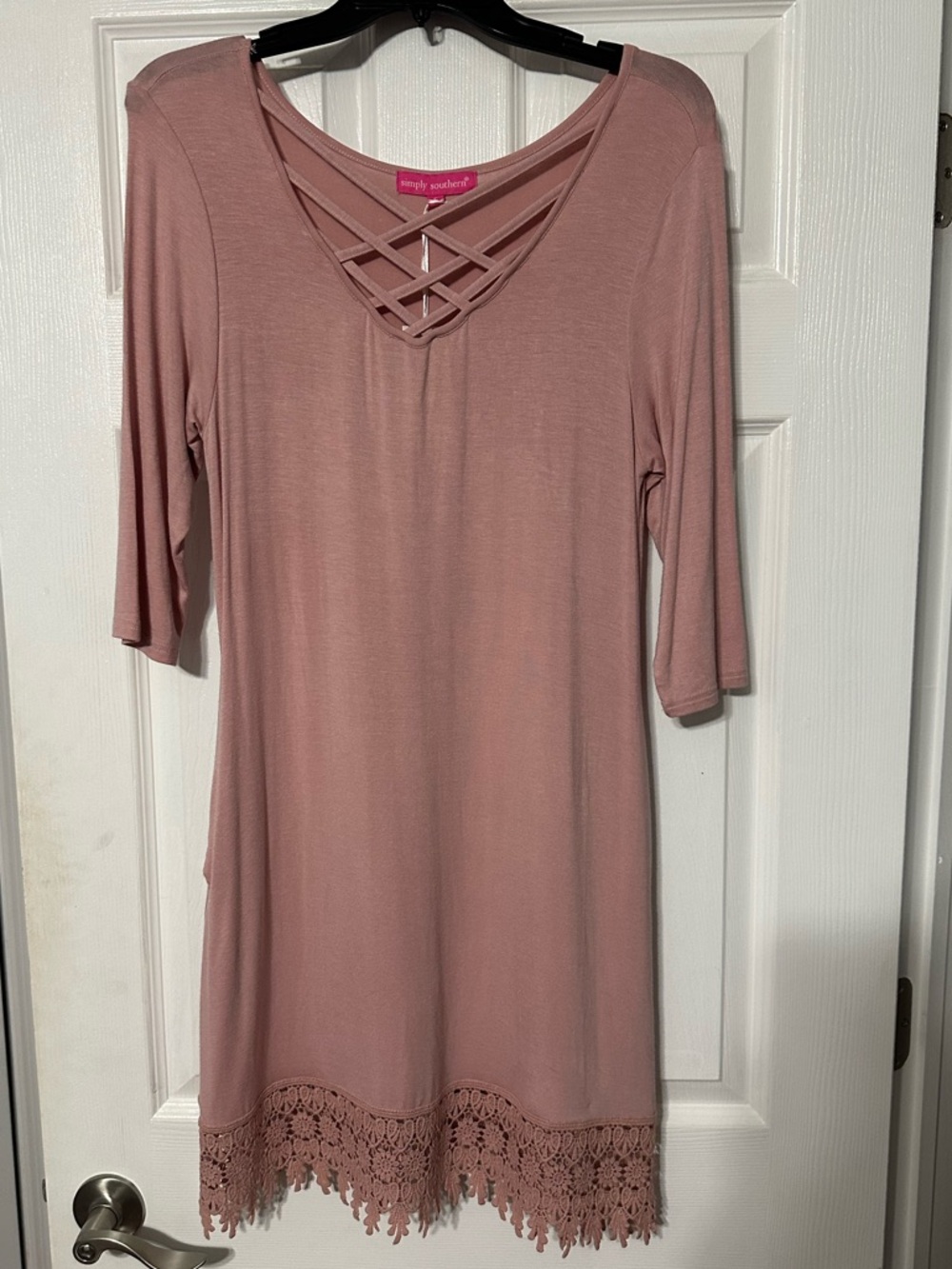 NWT Simply Southern Collection Crisscross Front Tunic Dress